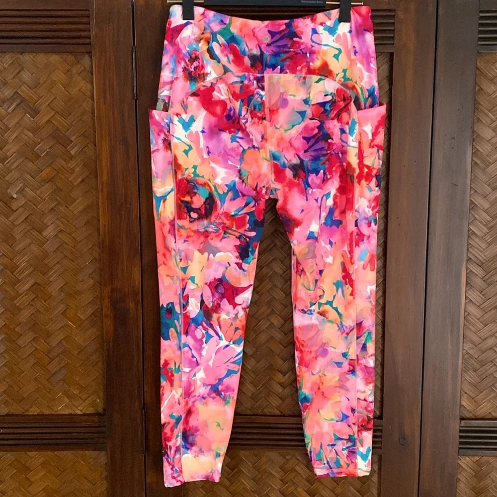 RBX - Watercolor floral print NWOT